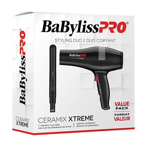 Babyliss Pro Ceramix Xtreme outlet Professional Dryer & 1” Straightener